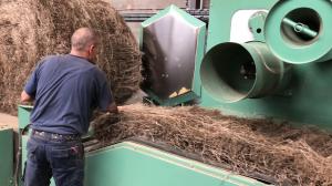 Dérouleuse de la machine de teillage - Depoortere